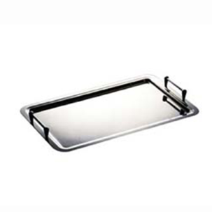 TRAY WITH STACKABLE HANDLES