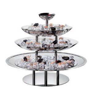 OVAL FOUR TIER SEAFOO STAND